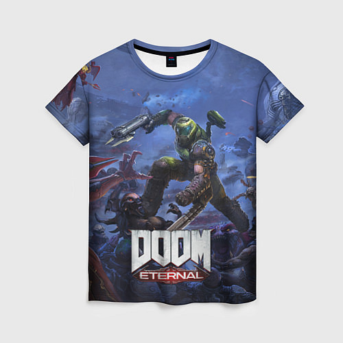 Женская футболка Doom Eternal The Ancient Gods / 3D-принт – фото 1