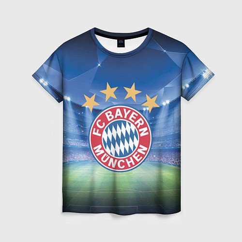 Женская футболка Бавария Мюнхен / 3D-принт – фото 1