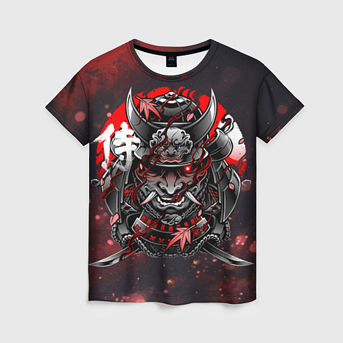 Женская футболка Samurai / 3D-принт – фото 1