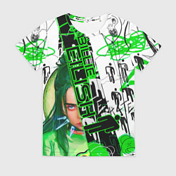 Футболка женская Billie Eilish, цвет: 3D-принт