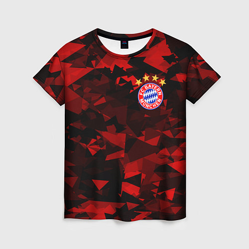Женская футболка Bayern Бавария / 3D-принт – фото 1