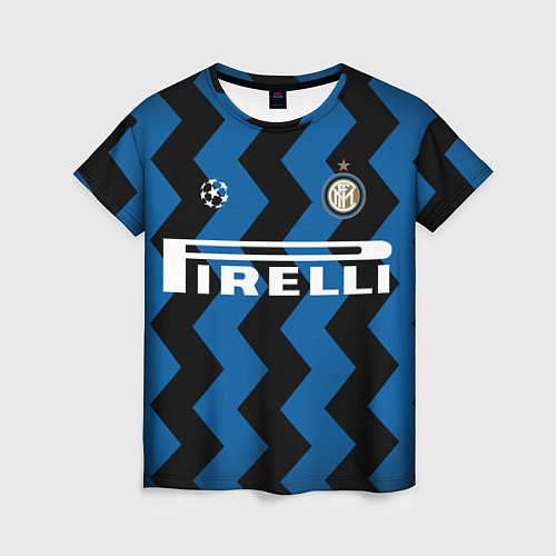 Женская футболка Inter Home Jersey 202122 / 3D-принт – фото 1