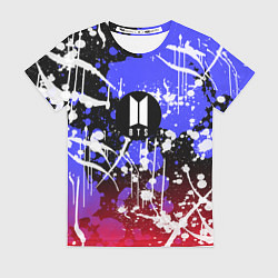 Футболка женская BTS, цвет: 3D-принт