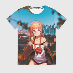 Футболка женская Футаба, цвет: 3D-принт