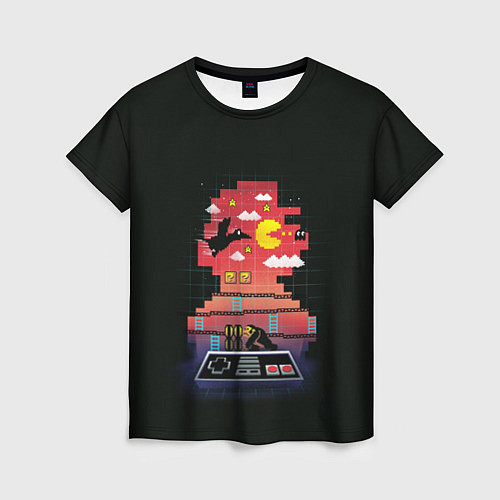 Женская футболка Mario / 3D-принт – фото 1