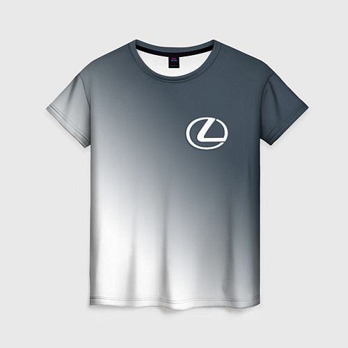 Женская футболка LEXUS ЛЕКСУС / 3D-принт – фото 1