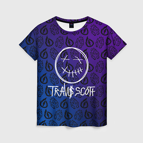 Женская футболка TRAVIS SCOTT / 3D-принт – фото 1