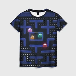 Женская футболка Pacman