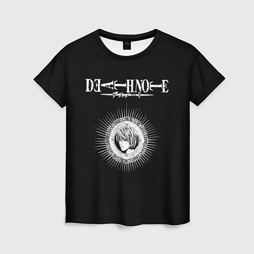 Женская футболка Death Note / 3D-принт – фото 1