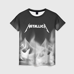 Женская футболка METALLICA МЕТАЛЛИКА