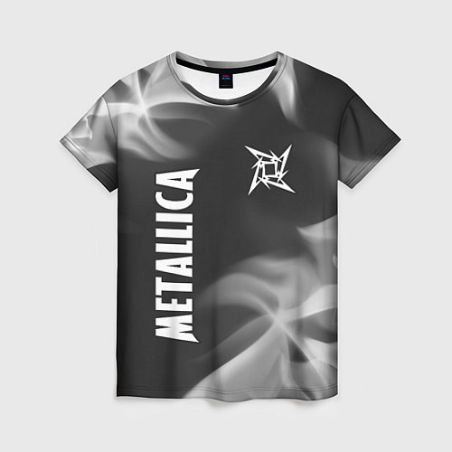 Женская футболка METALLICA МЕТАЛЛИКА / 3D-принт – фото 1