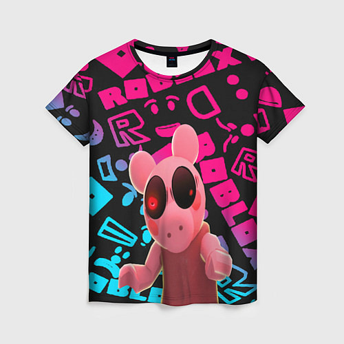 Женская футболка Roblox Piggy / 3D-принт – фото 1