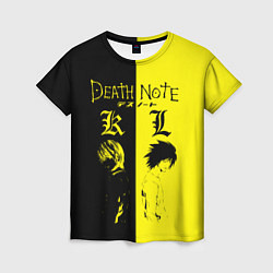 Футболка женская Death Note, цвет: 3D-принт