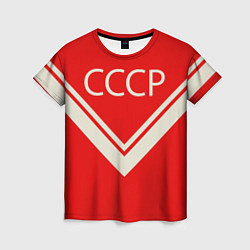 Женская футболка СССР хоккейная форма