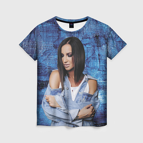 Женская футболка Olga Buzova / 3D-принт – фото 1
