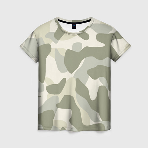 Женская футболка Camouflage 1 / 3D-принт – фото 1