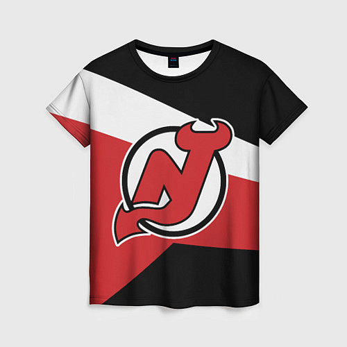 Женская футболка Нью-Джерси Девилз / 3D-принт – фото 1