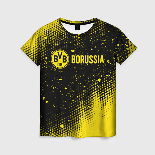 Женская футболка BORUSSIA Боруссия / 3D-принт – фото 1