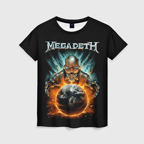 Женская футболка Megadeth / 3D-принт – фото 1