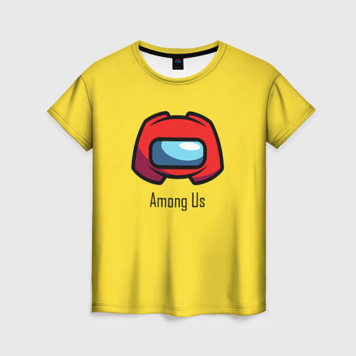 Женская футболка Among UsLoGo / 3D-принт – фото 1