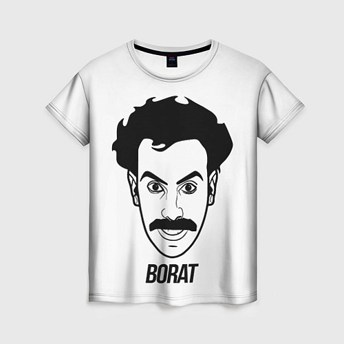 Женская футболка Борат / 3D-принт – фото 1