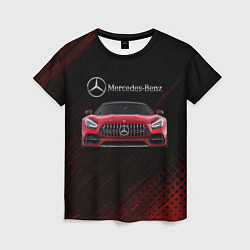 Футболка женская Mercedes Benz AMG, цвет: 3D-принт