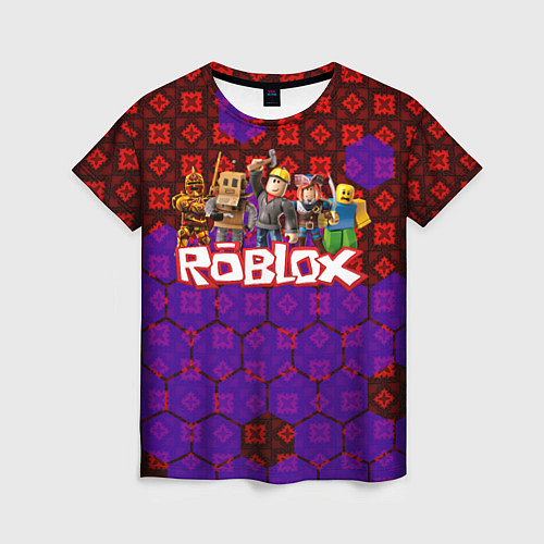 Женская футболка Roblox Роблокс / 3D-принт – фото 1