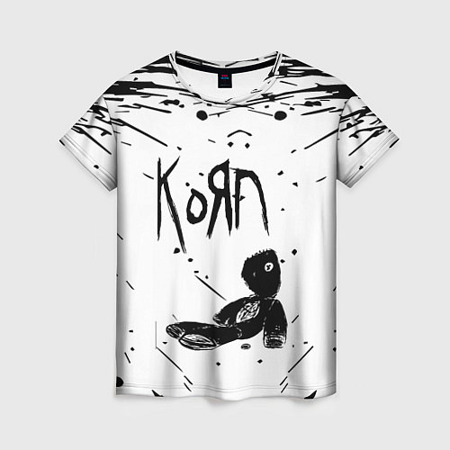 Женская футболка Korn / 3D-принт – фото 1