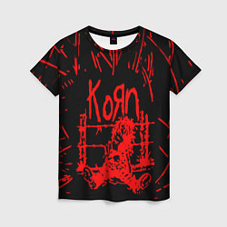 Женская футболка Korn