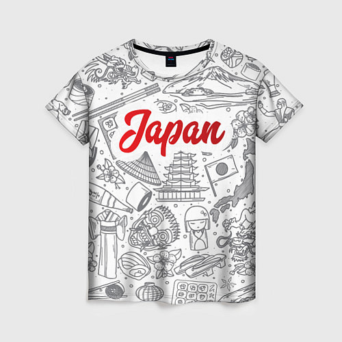 Женская футболка Япония Z / 3D-принт – фото 1