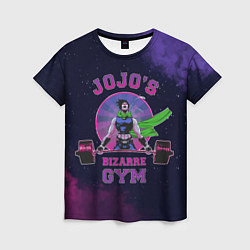 Футболка женская JoJo’s Bizarre Adventure Gym, цвет: 3D-принт