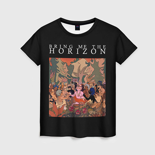 Женская футболка BRING ME THE HORIZON / 3D-принт – фото 1