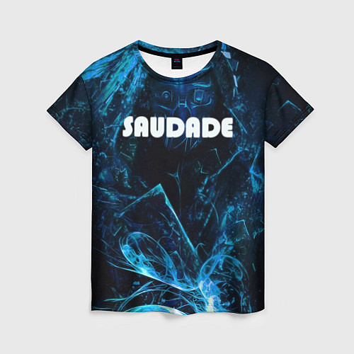 Женская футболка SAUDADE / 3D-принт – фото 1
