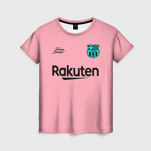 Женская футболка BARCELONA резервная 2021 / 3D-принт – фото 1