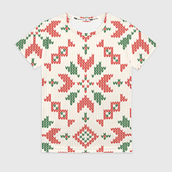 Женская футболка Новый год