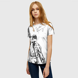 Футболка женская Freddie Mercury, цвет: 3D-принт — фото 2