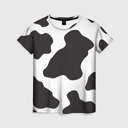 Женская футболка Корова / 3D-принт – фото 1