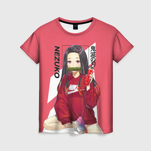 Женская футболка Nezuko / 3D-принт – фото 1