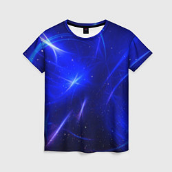 Женская футболка Космический вихрь