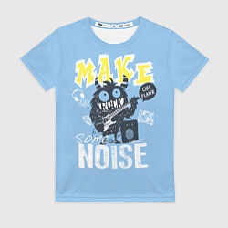 Футболка женская Монстр рока, цвет: 3D-принт