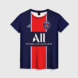 Женская футболка PSG домашняя сезон 2021