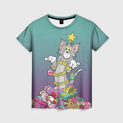 Женская футболка Tom and Jerry / 3D-принт – фото 1