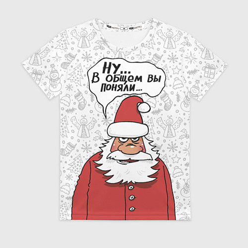 Женская футболка Ну в общем вы поняли / 3D-принт – фото 1