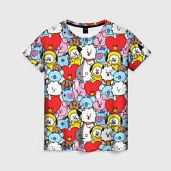 Женская футболка BT21 BTS