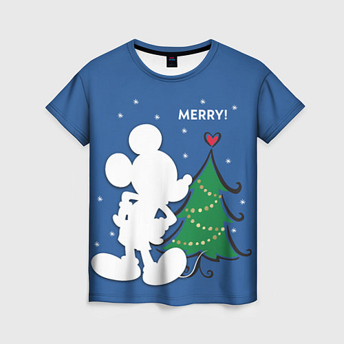Женская футболка Mickey Mouse / 3D-принт – фото 1