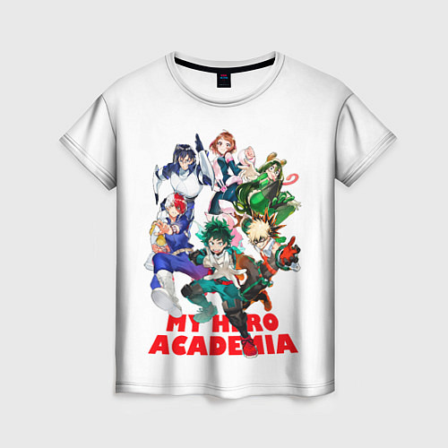 Женская футболка Моя геройская академия / 3D-принт – фото 1