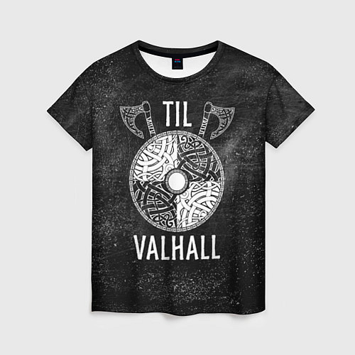 Женская футболка Till Valhall / 3D-принт – фото 1