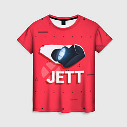 Футболка женская Jett, цвет: 3D-принт