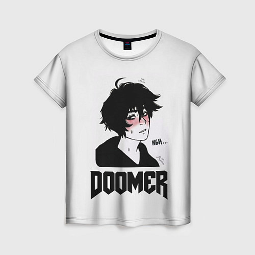 Женская футболка Doomer boy / 3D-принт – фото 1