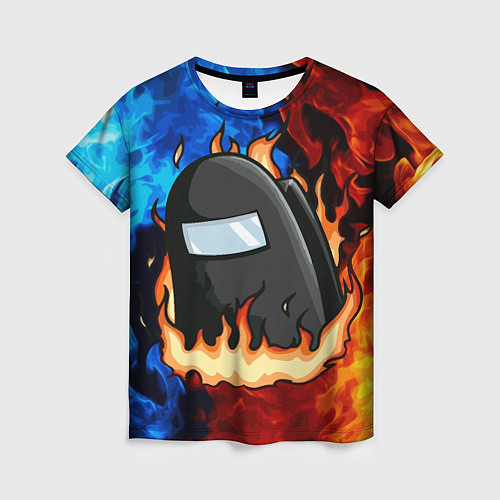 Женская футболка AMONG US / 3D-принт – фото 1